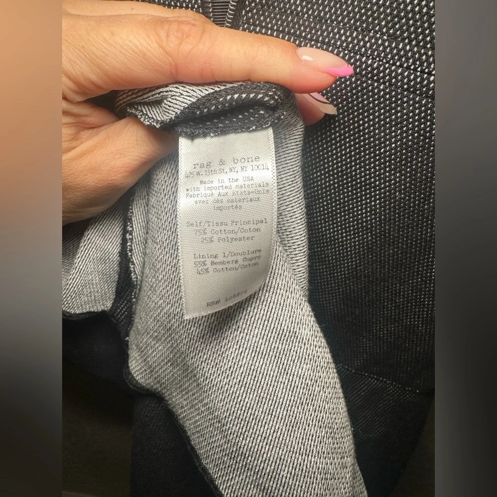 Rag & Bone Sleeveless Denim Mini Dress Size 4 Enigma Drop Waist Fit & Flare - Picture 4 of 12